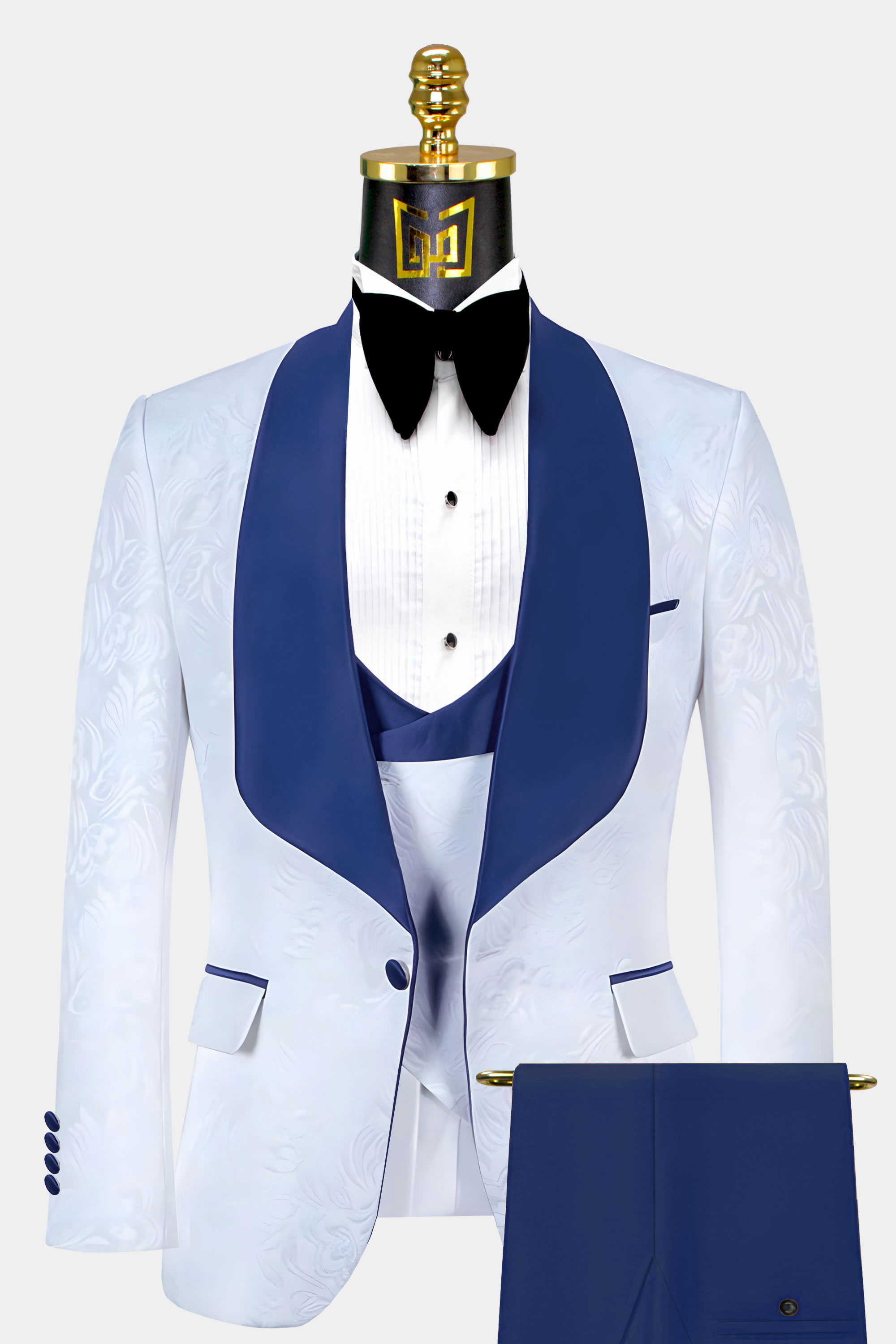 White-and-Navy-Blue-Tuxedo-Wedding-Prom-Groom-Suit-For-Men-from-Gentlemansguru.com