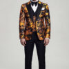 BEspoke-Custom-Big-and-Tall-Orange-Black-Tuxeddo-Groomsmen-Suit-from-Gentlemansguru.com