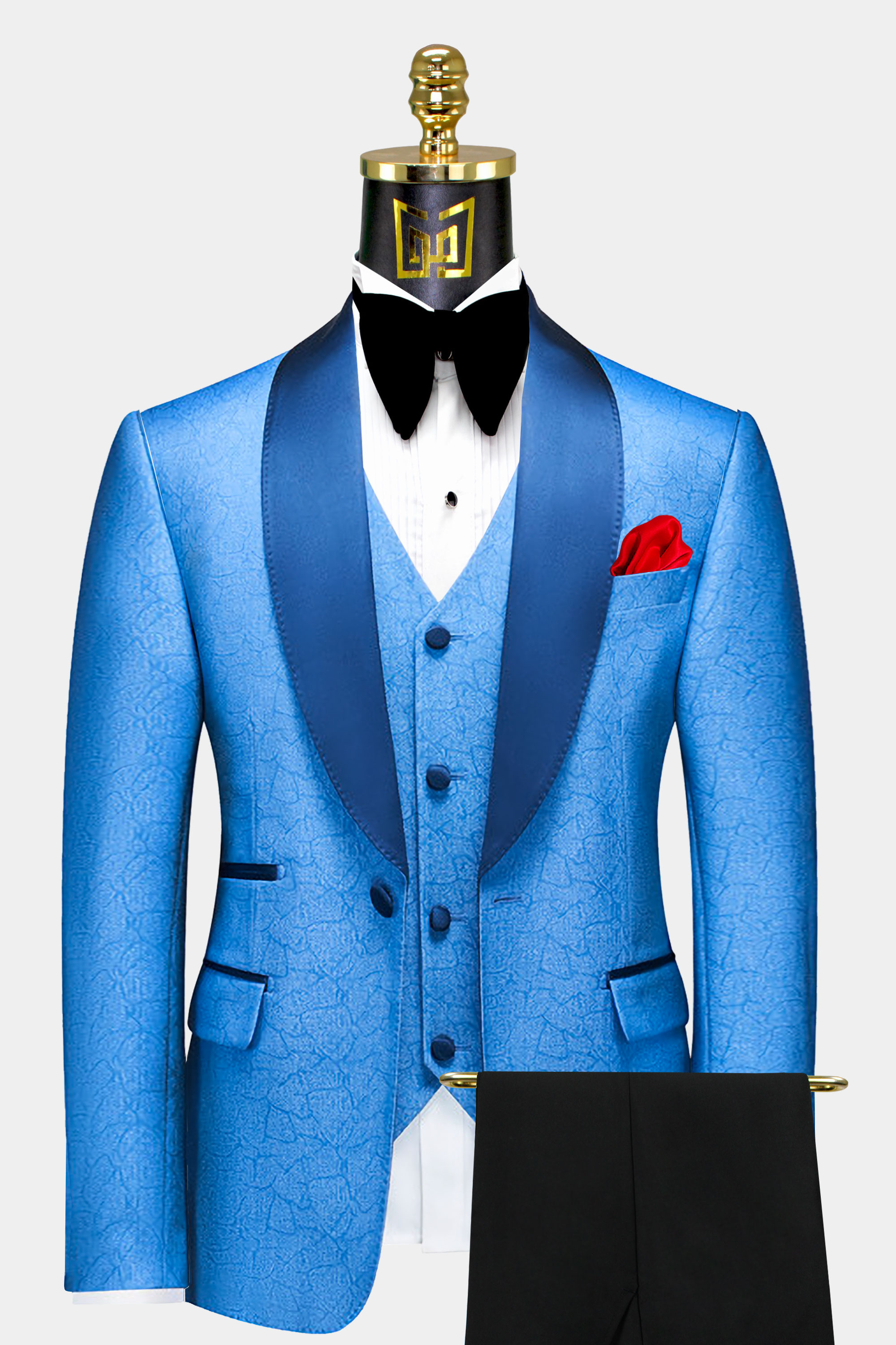 Denim-Blue-Tuxedo-Groom-Prom-Suit-with-Black-Pant-from-Gentlemansguru.com
