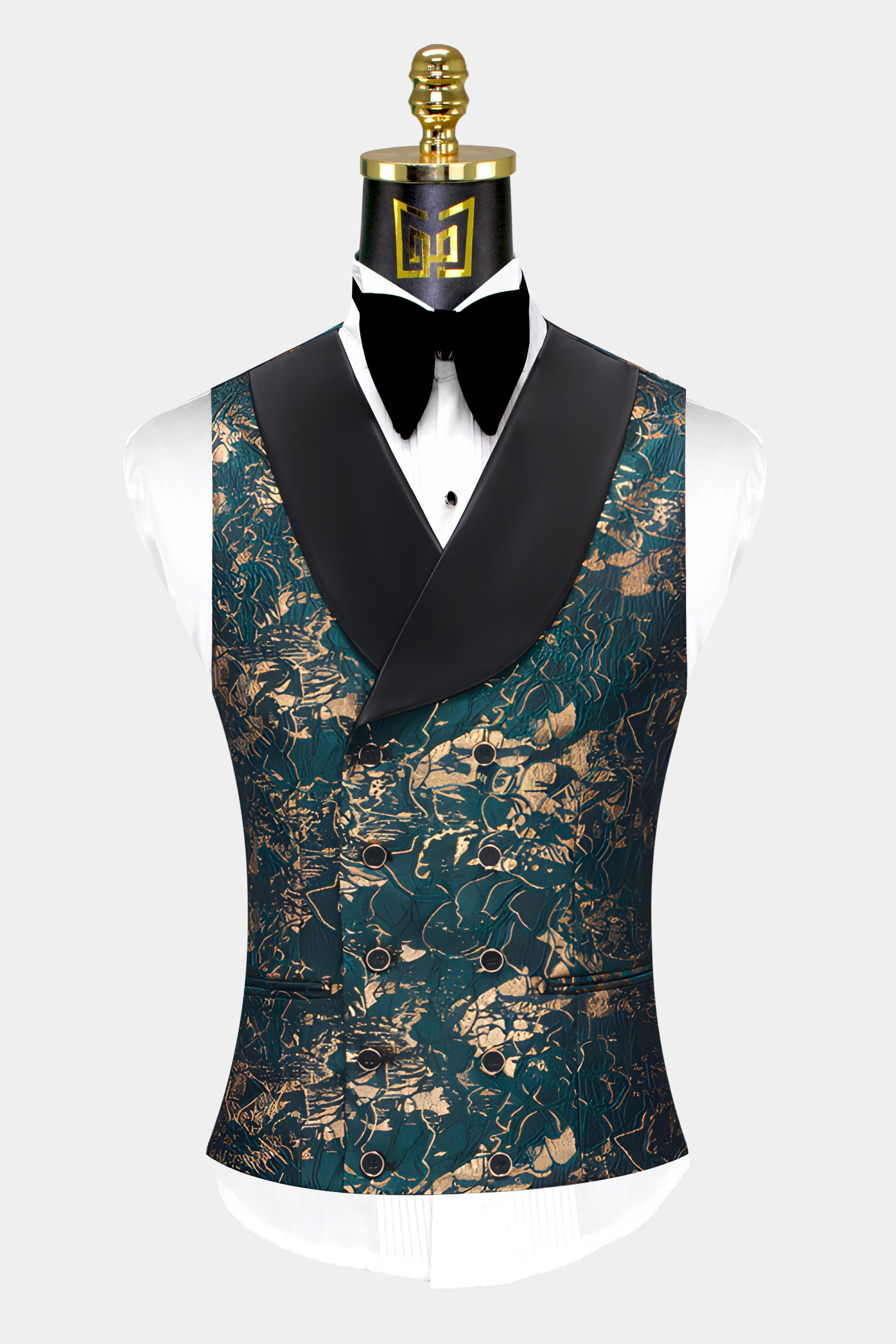 Teal hotsell tuxedo vest