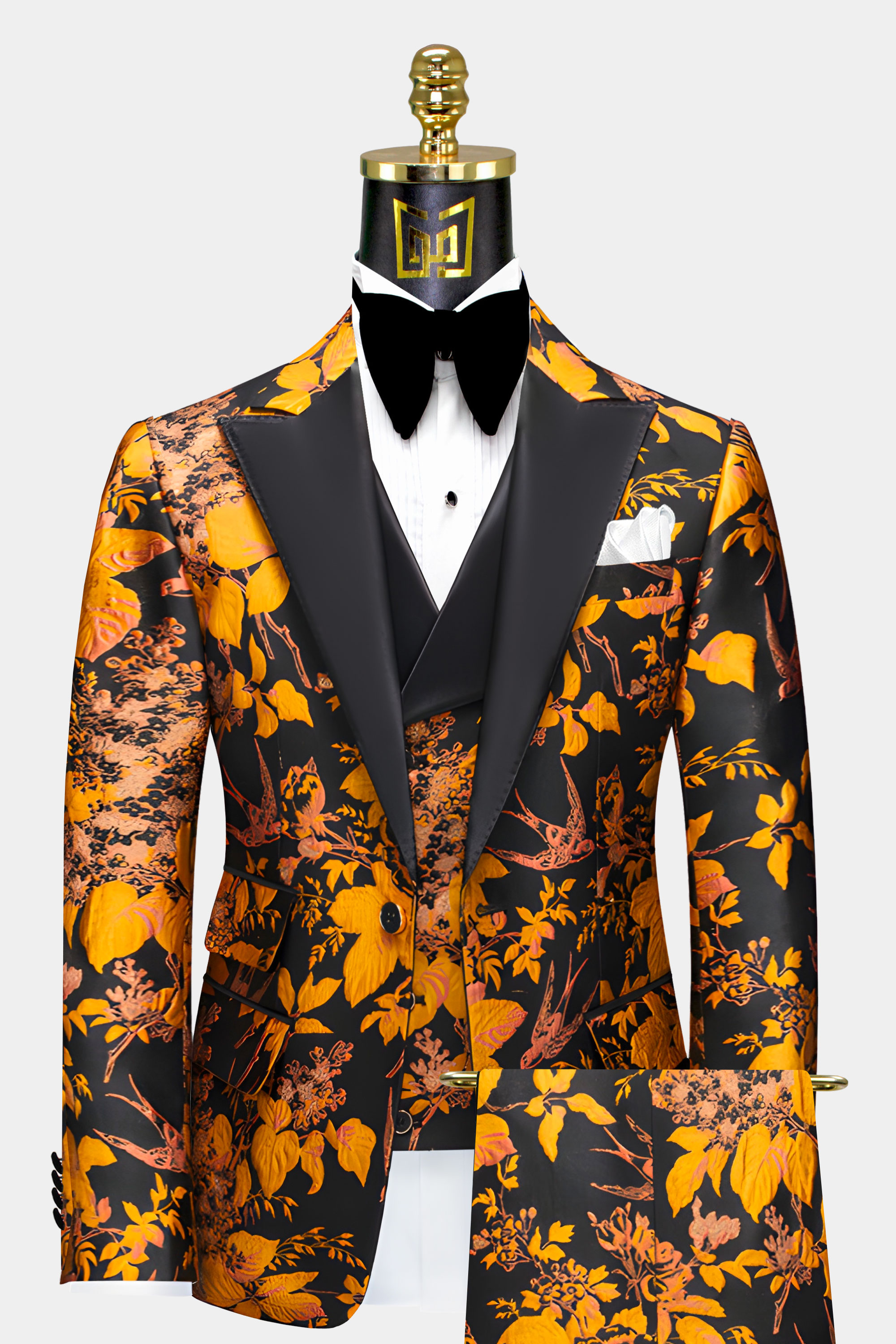 Marigold-and-Black-Tuxedo-Prom-Groom-Wedding-Suit-from-Gentlemansguru.com