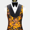 Marigold-and-Black-Tuxedo-Vest-Prom-Wedding-Groomsmen-WAistcoat-from-Gentlemansguru.com