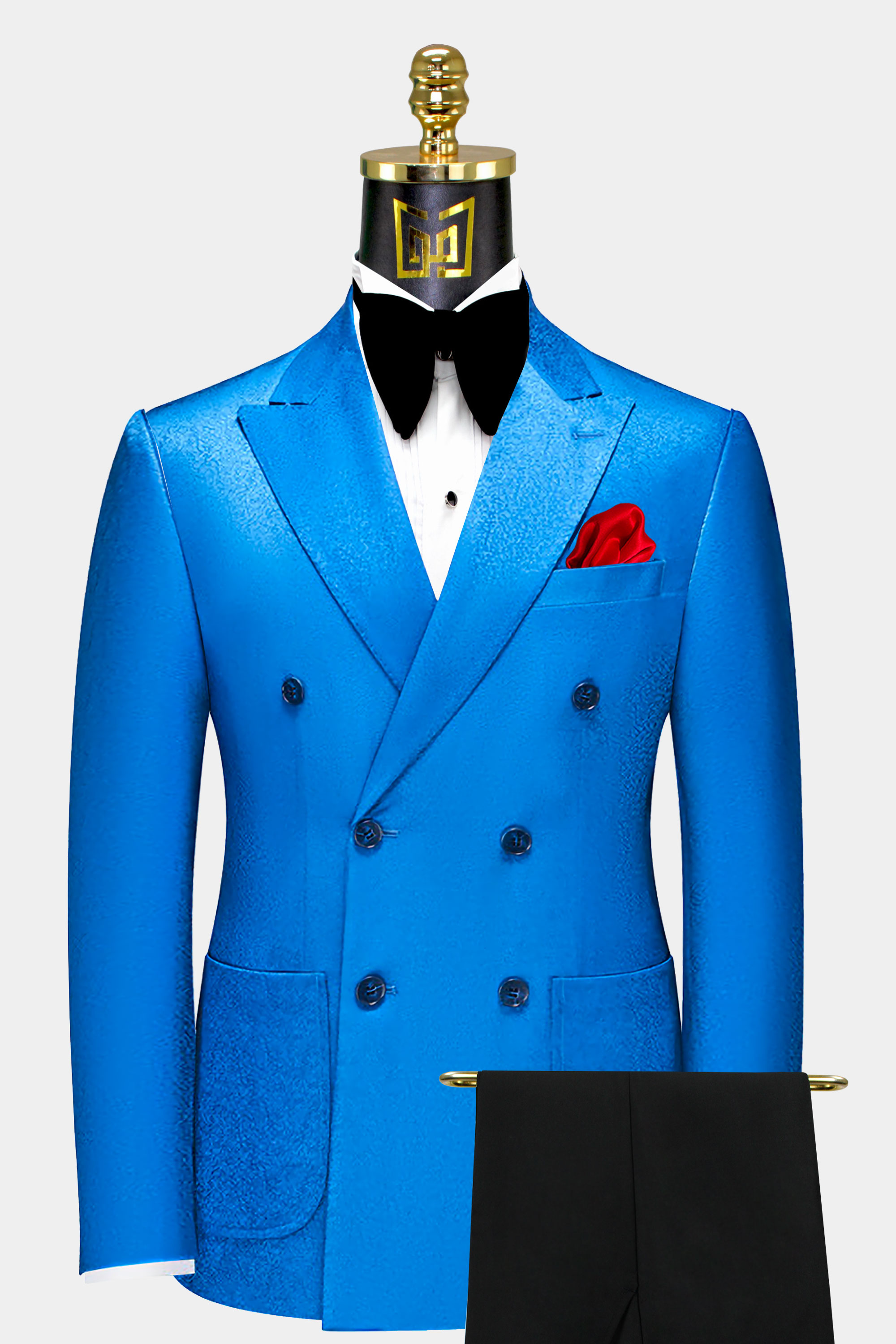 Mens-Black-Pant-Double-Breasted-Blue-Suit-Groom-Wedding-Tux-from-Gentlemansguru.com