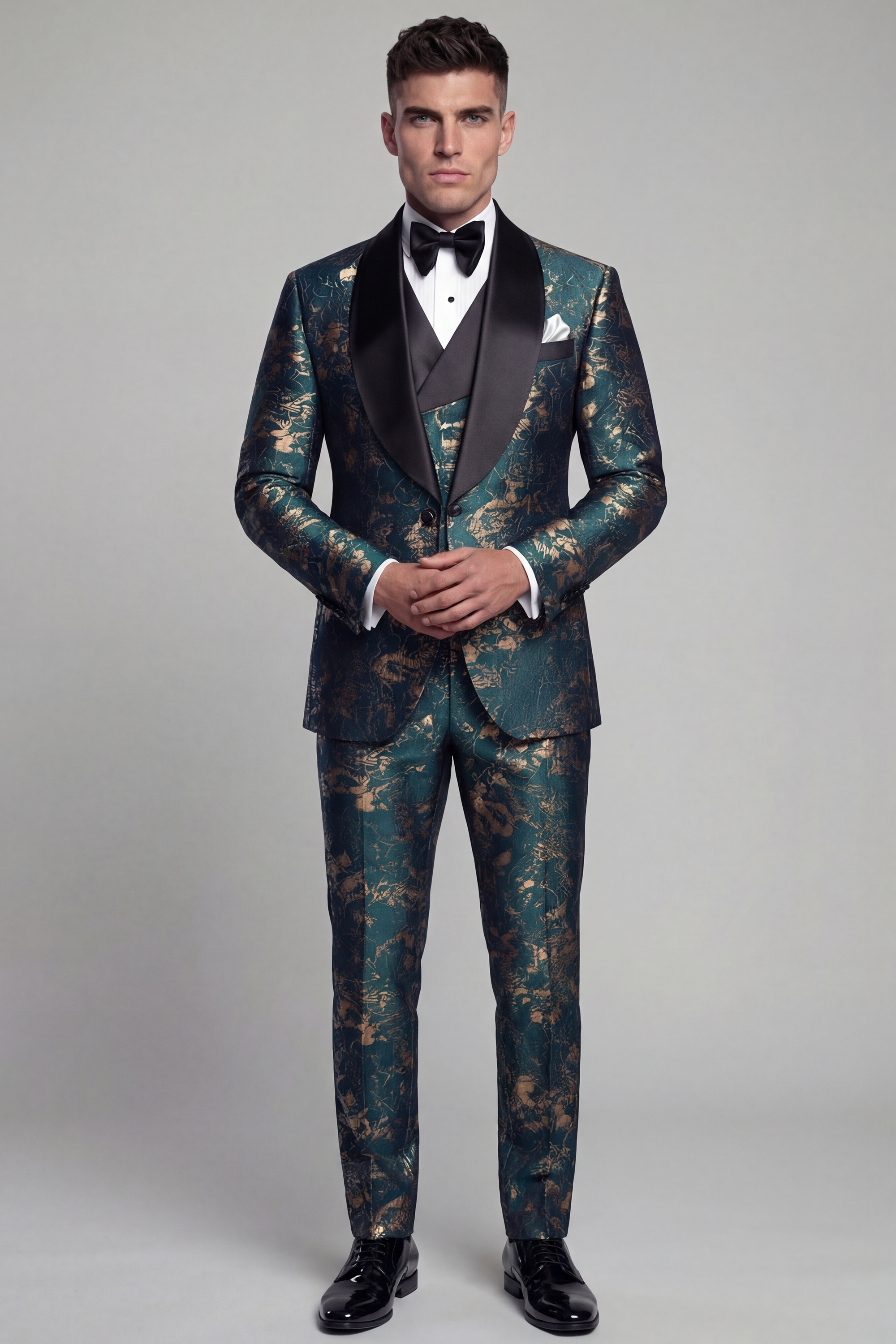 Mens-Teal-Gold-Tuxedo-Groom-Wedding-Luxury-Tuxedo-Suit-from-Gentlemansguru.com