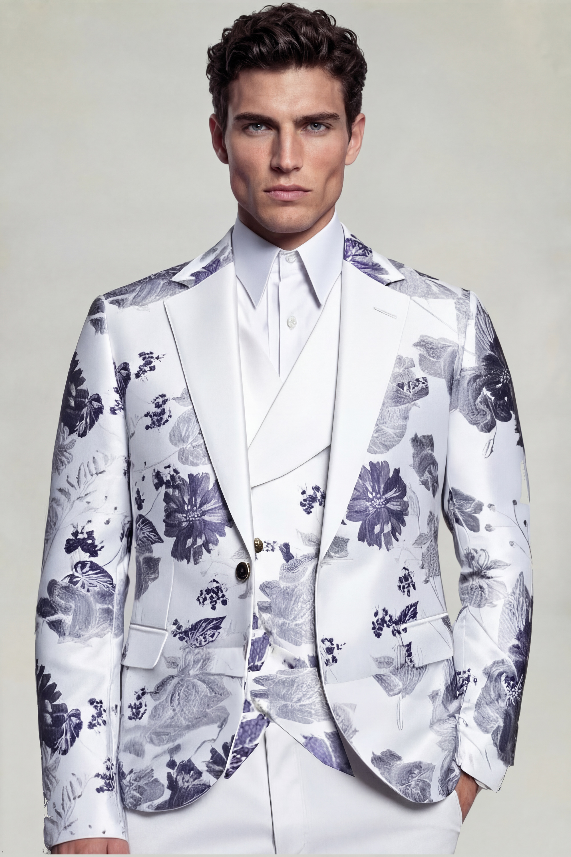 Mens-White-and-Orchid-Tuxedo-Purple-Lavender-Wedding-Suit-from-Gentlemansguru.com