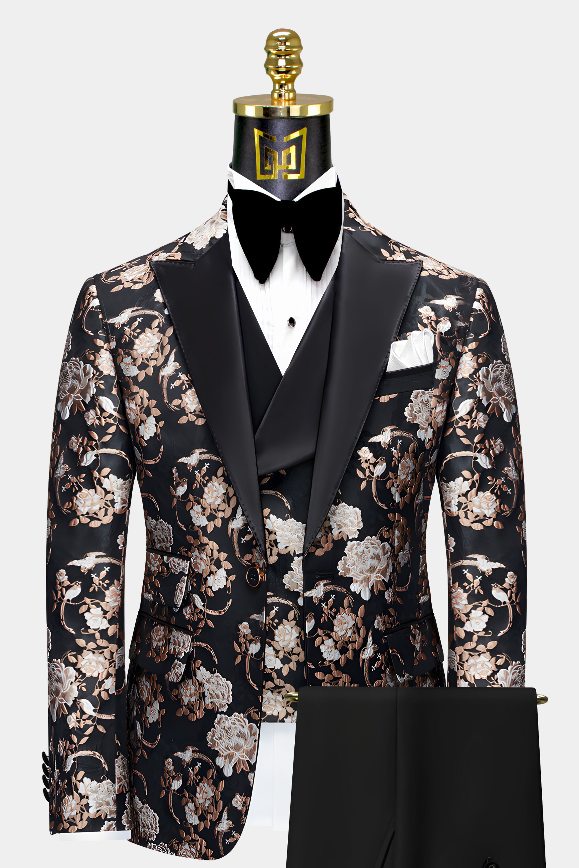 Black-Pant-Rose-Tuxedo-Prom-Wedding-Groom-Suit-from-Gentlemansguru.com