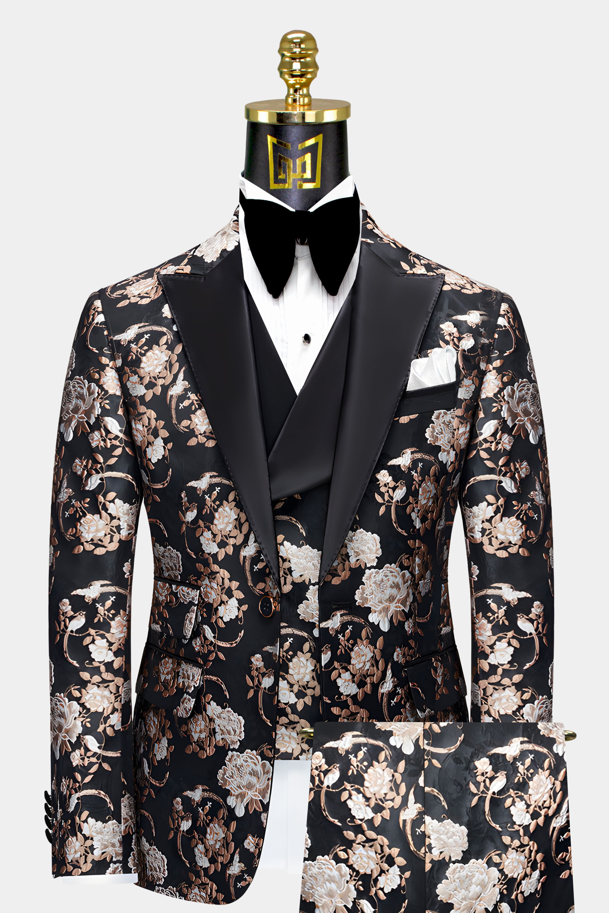 Black-and-Rose-Tuxedo-Groom-Wedding-Suit-from-Gentlemansguru.com