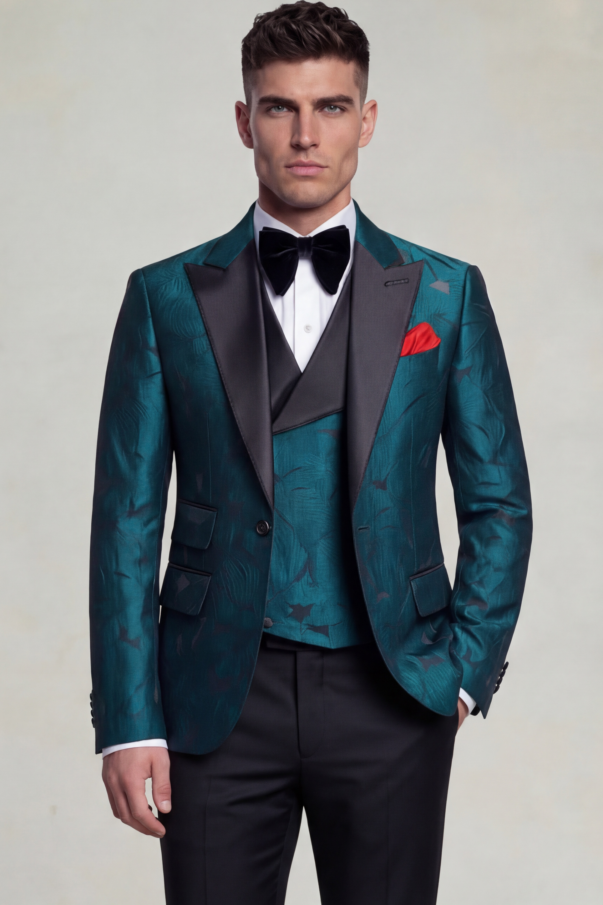 Dark-Teal-Mens-Tuxedo-Dinner-Suit-Formal-Wear-With-Black-Pants-from-Gentlemansguru.com