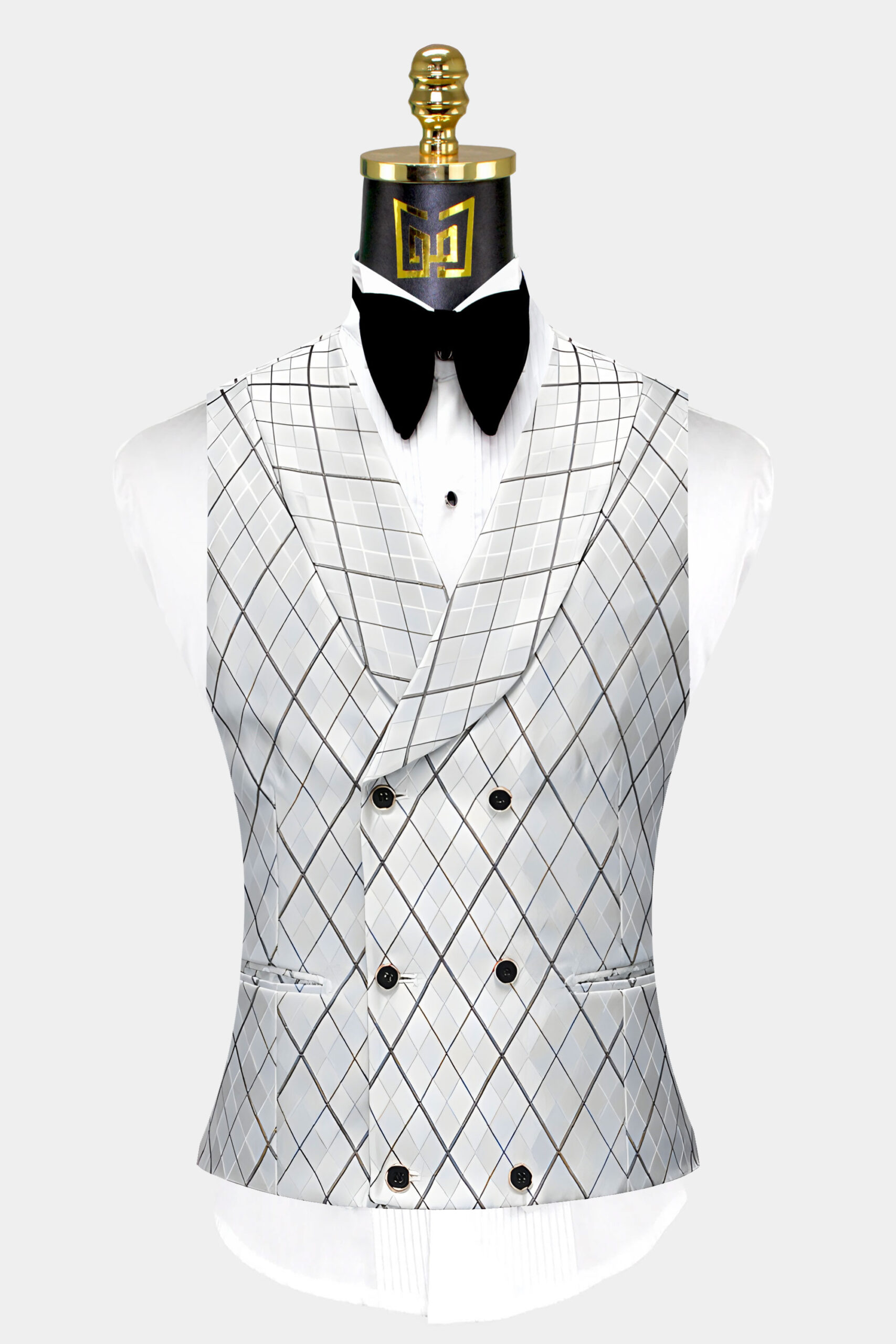 Silver Argyle Suit Gentleman s Guru