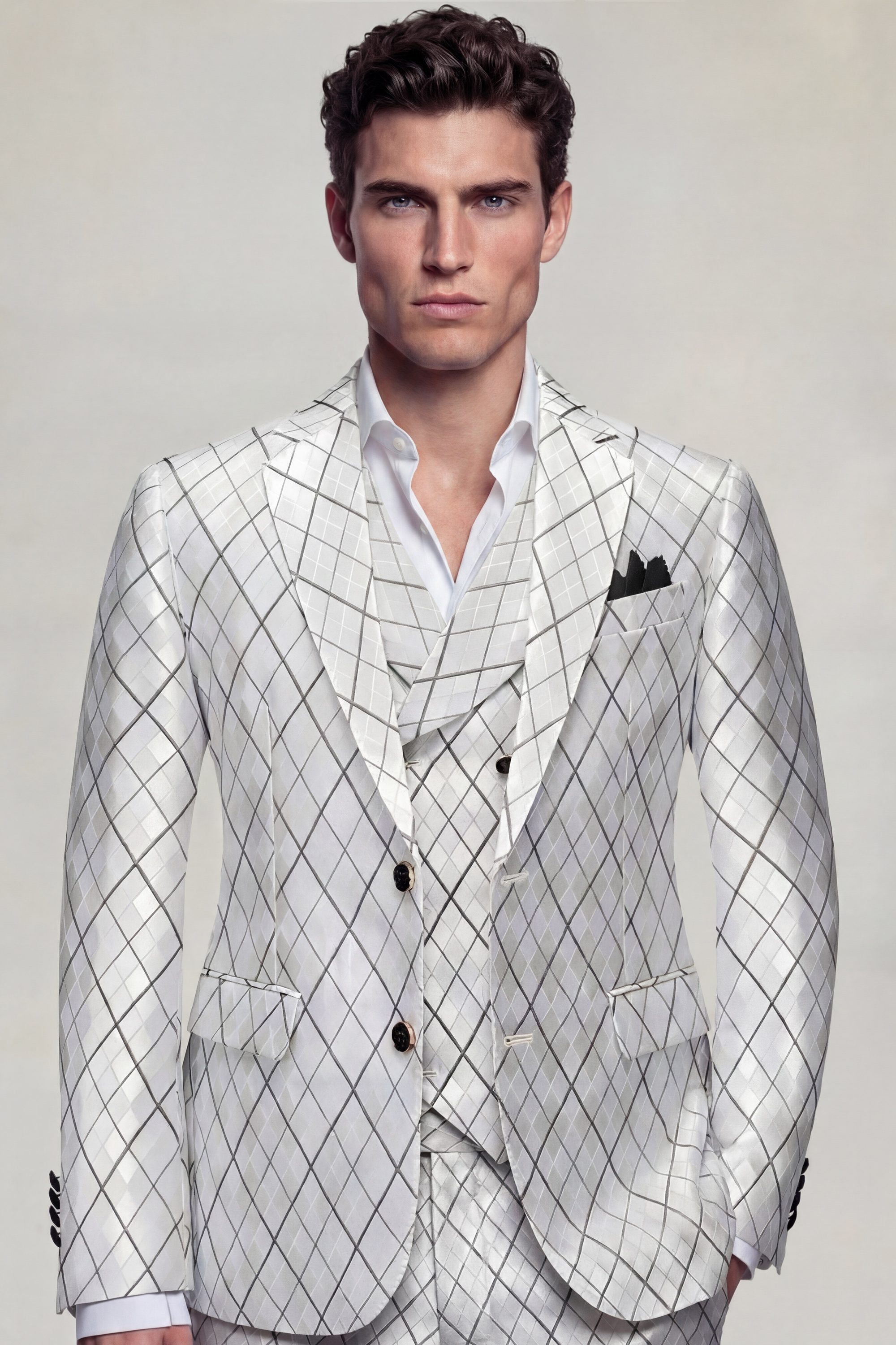 Mens-3-Piece-Argyle-Suit-Groom-Wedding-Outfit-from-Gentlemansguru.com