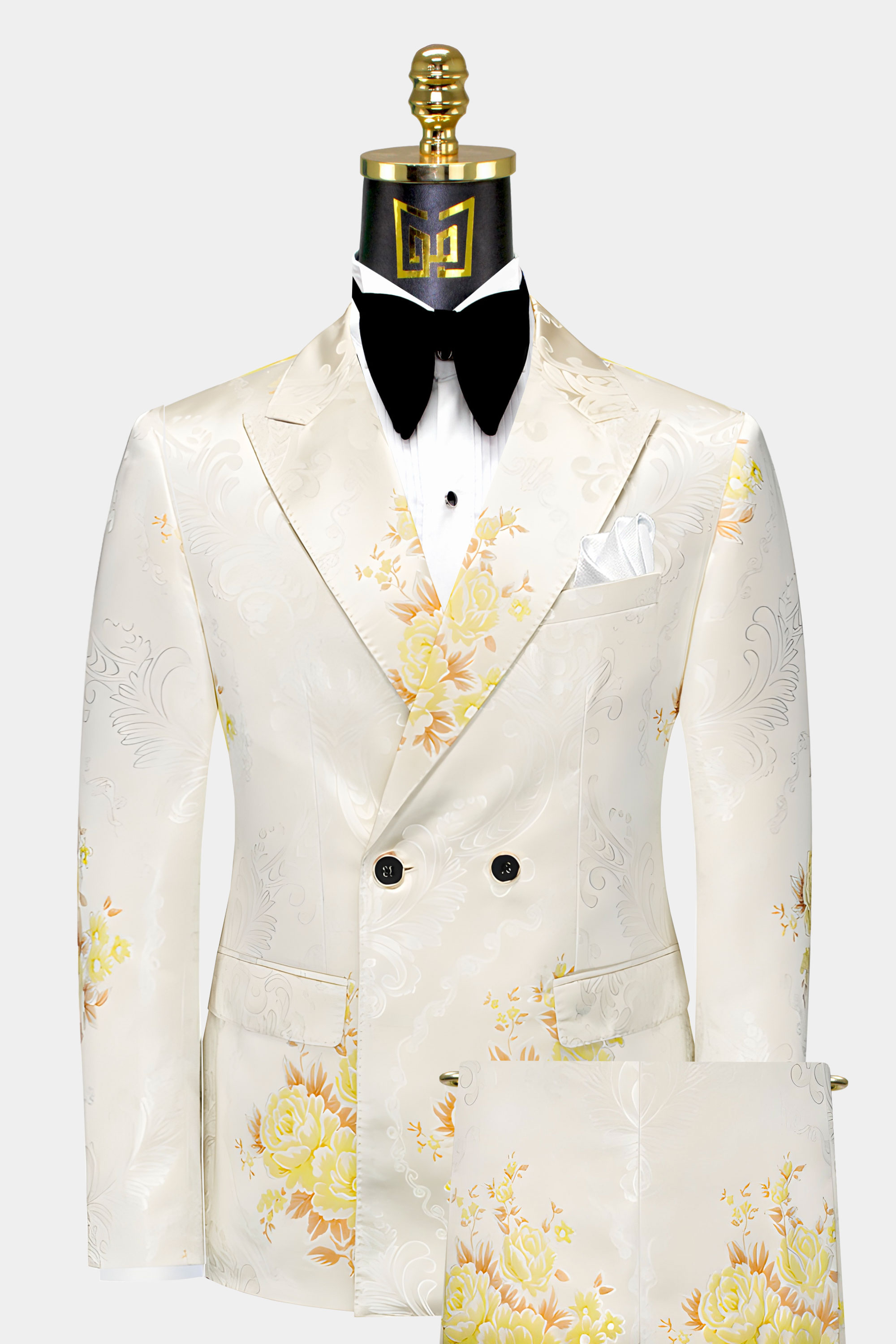 Mens-Cream-Suit-Douuble-Breasted-Floral-Prom-Wedding-Groom-Suit-from-Gentlemansguru.com
