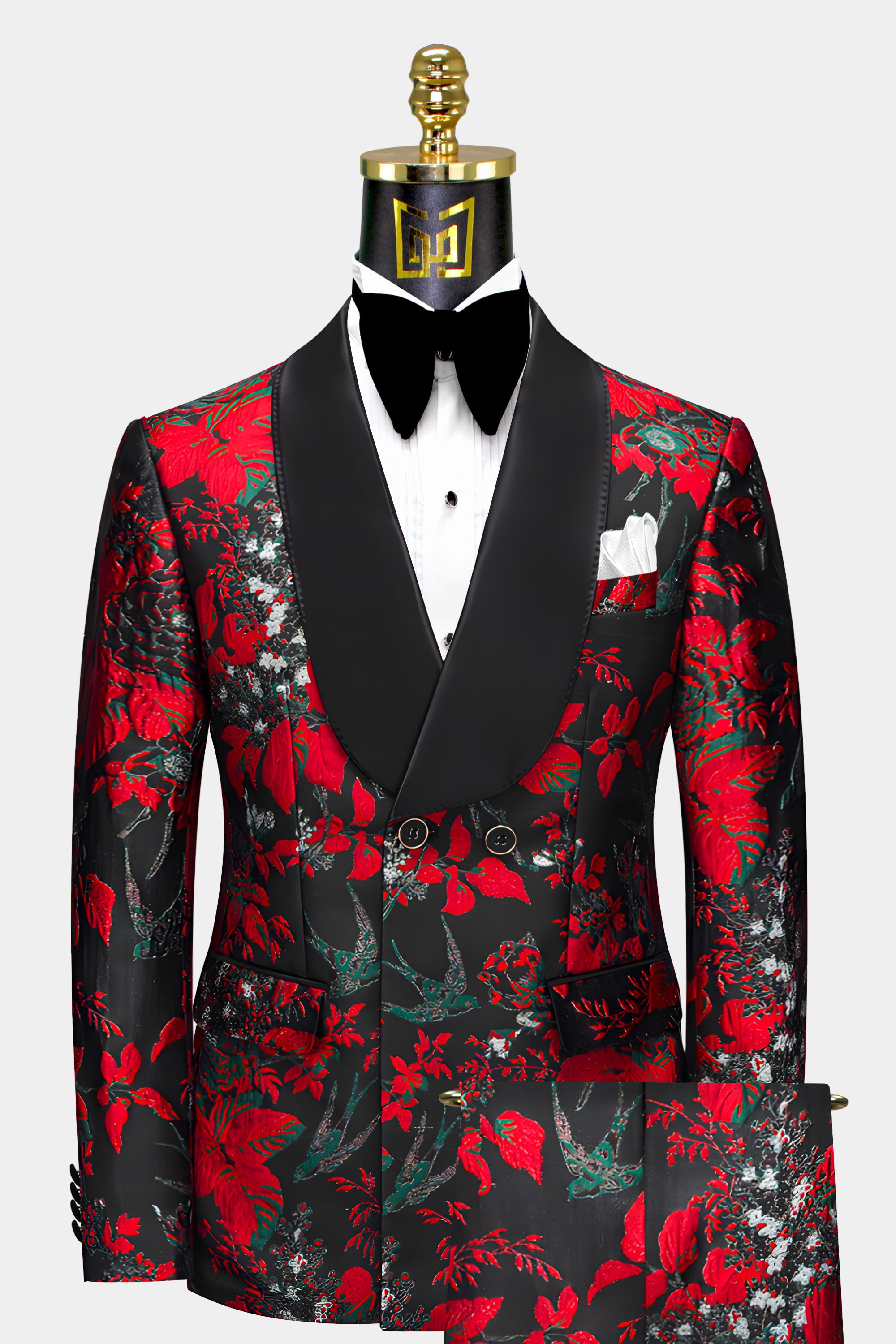 Mens-Double-Breasted-Red-Tuxedo-Floral-Prom-Groom-Wedding-suit-from-Gentlemansguru.com