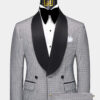 Mens-Grey-Houndstooth-Tuxedo-Groom-Prom-Wedding-Suit-from-Gentlemansguru.com