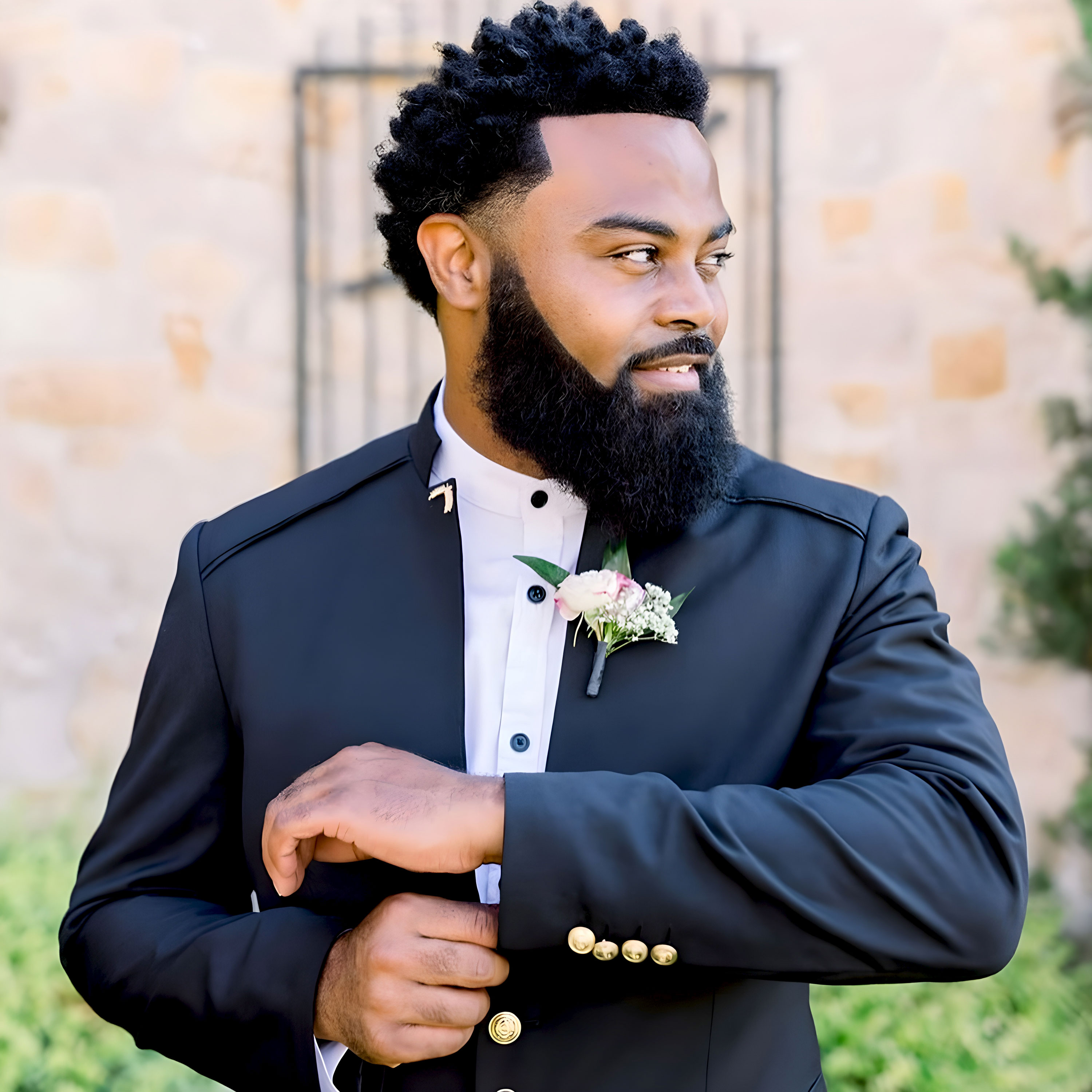 https://www.gentlemansguru.com/wp-content/uploads/2023/03/Black-Mandarin-Groom-Tux-Attire-For-Wedding-Customer-Gallery-from-Gentlemansguru.com_.jpg