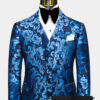 Black-Pants-Baroque-Blue-Floral-Suit-For-Men-Prom-Tuxedo-from-Gentlemansguru.com