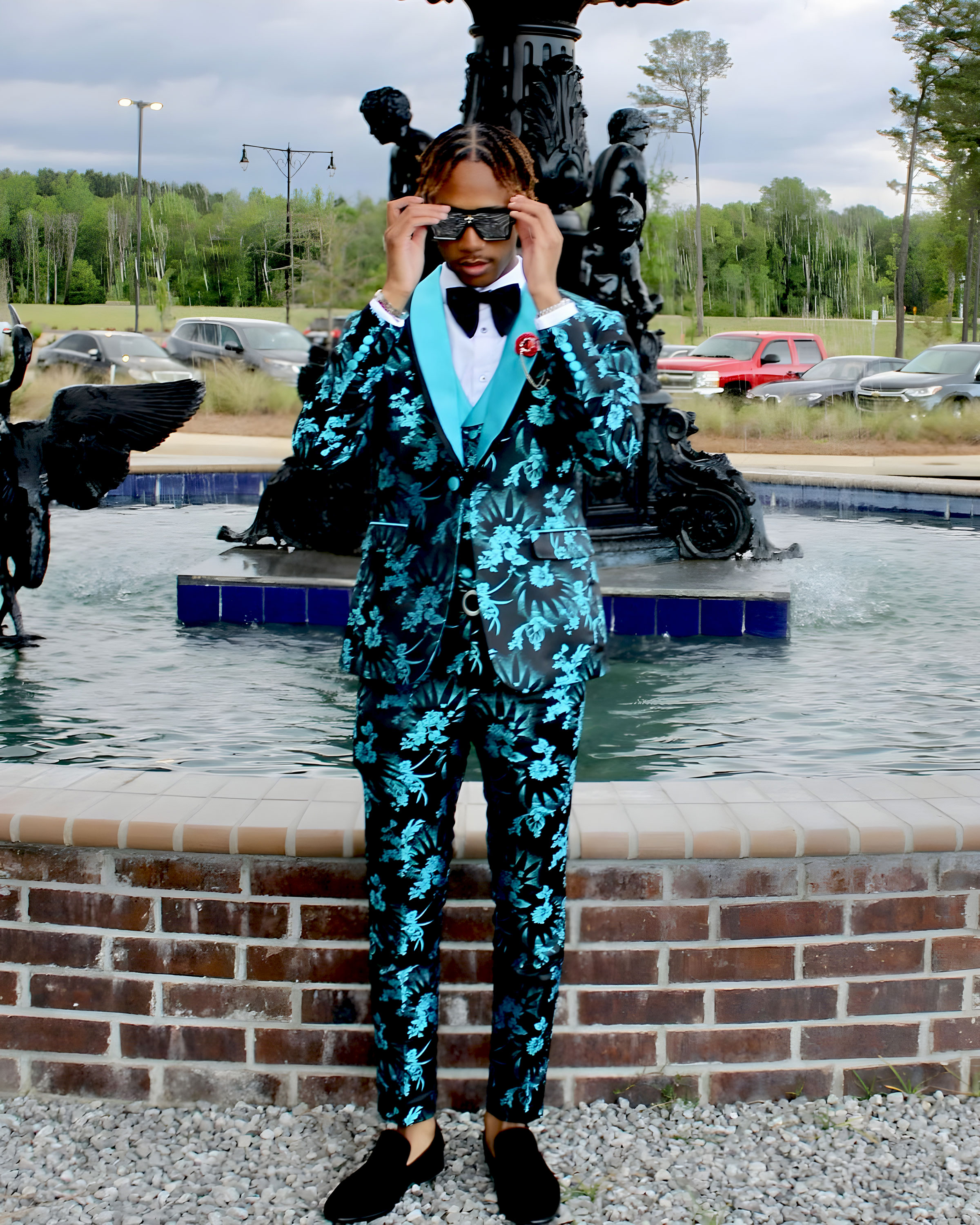 Black-and-Turquoise-Groom-Wedding-Suit-Prom-Suit-For-Guys-Tuxedo-For-Men-Customer-Gallery-from-Gentlemansgturu.com