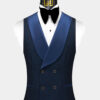 Double-Breasted-Navy-Blue-Diamond-Tuxedo-Vest-Groom-Waistcoat-Wedding-from-Gentlemansguru.com_-scaledd
