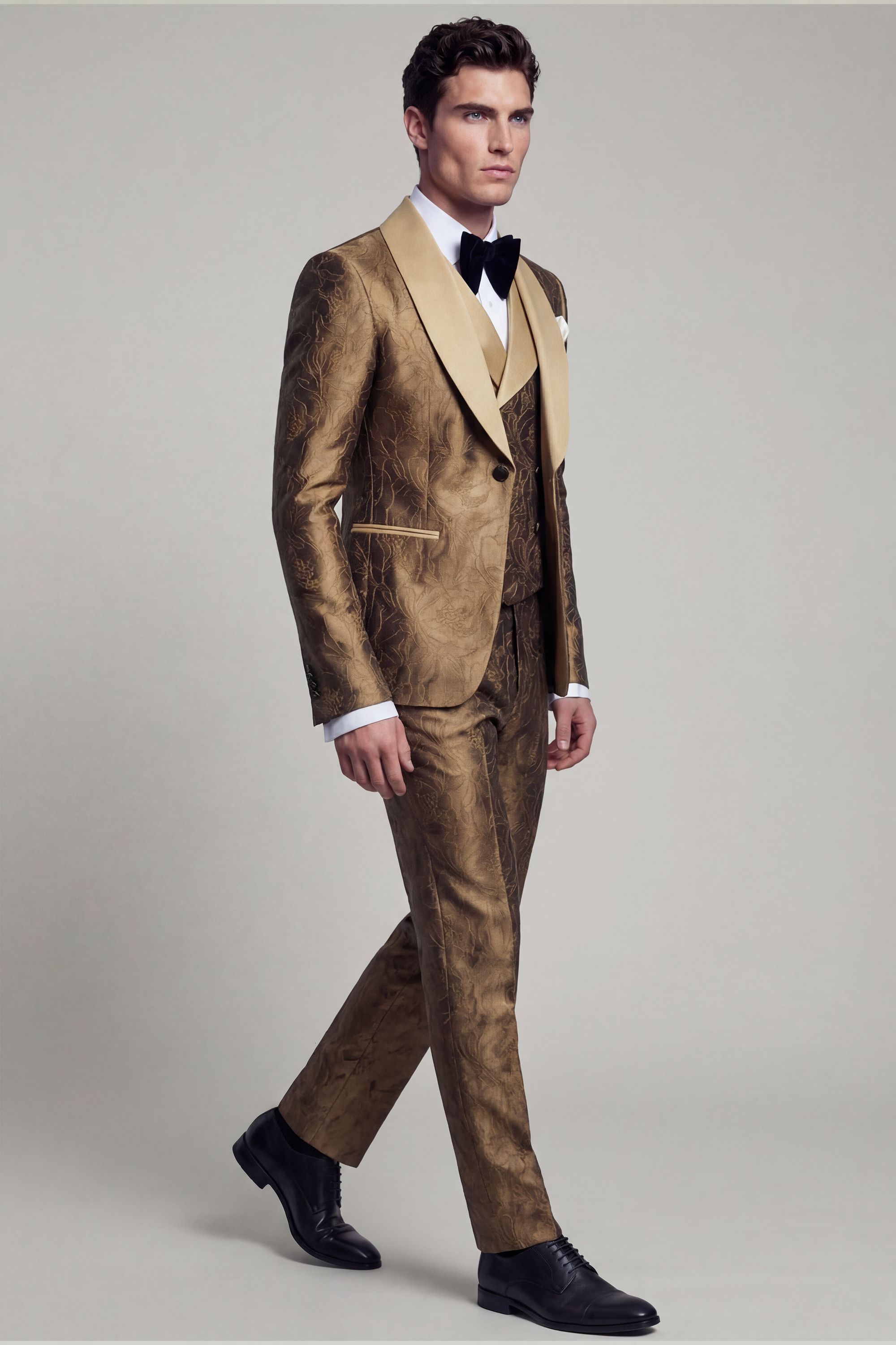 Fancy-Gold-Khaki-Brown-Cutom-Size-Bespoke-Tuxedo-Suit-from-Gentlemansguru.com