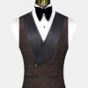 Fancy-Luxury-Dark-Brown-Tuxedo-Vest-Groom-Waistcoat-from-Gentlemansguru.com_-scaled