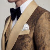 Gold-and-Brown-Textured-Tuxedo-Wedding-Suit-from-Gentlemansguru.com