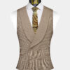 Khaki-Houndstooth-Suit-Vest-from-Gentlemansguru.com