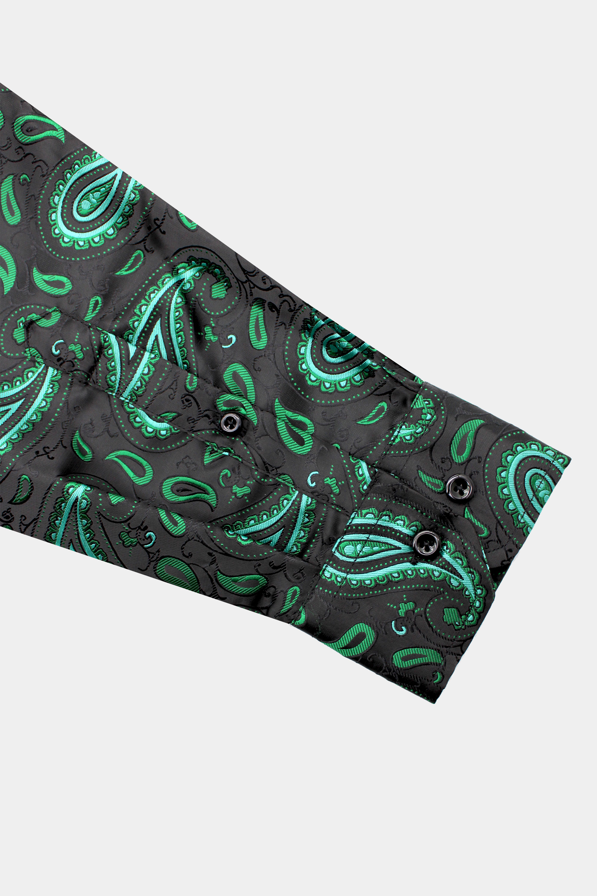 pine green and black shirt