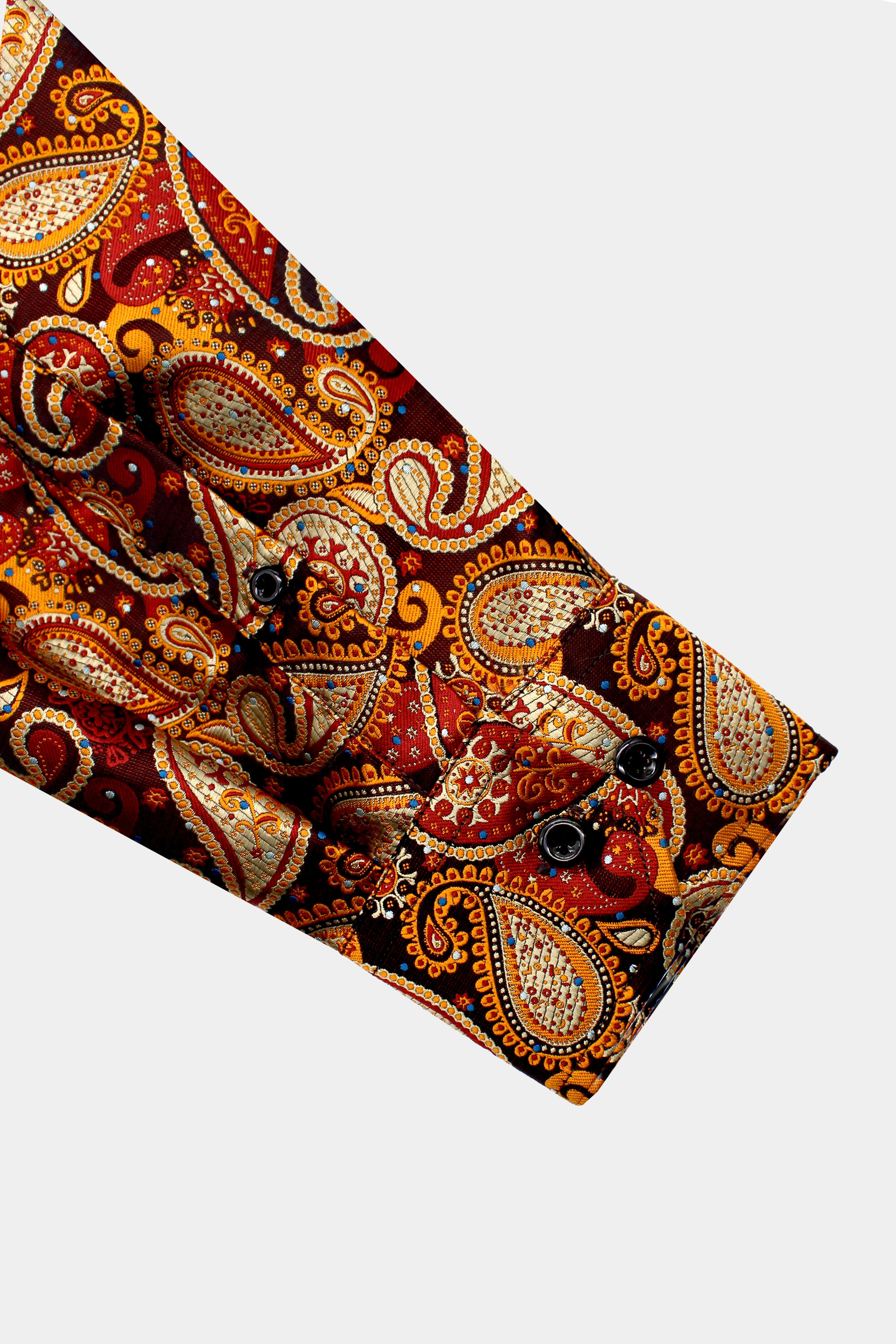 Black and orange dress sales shirt