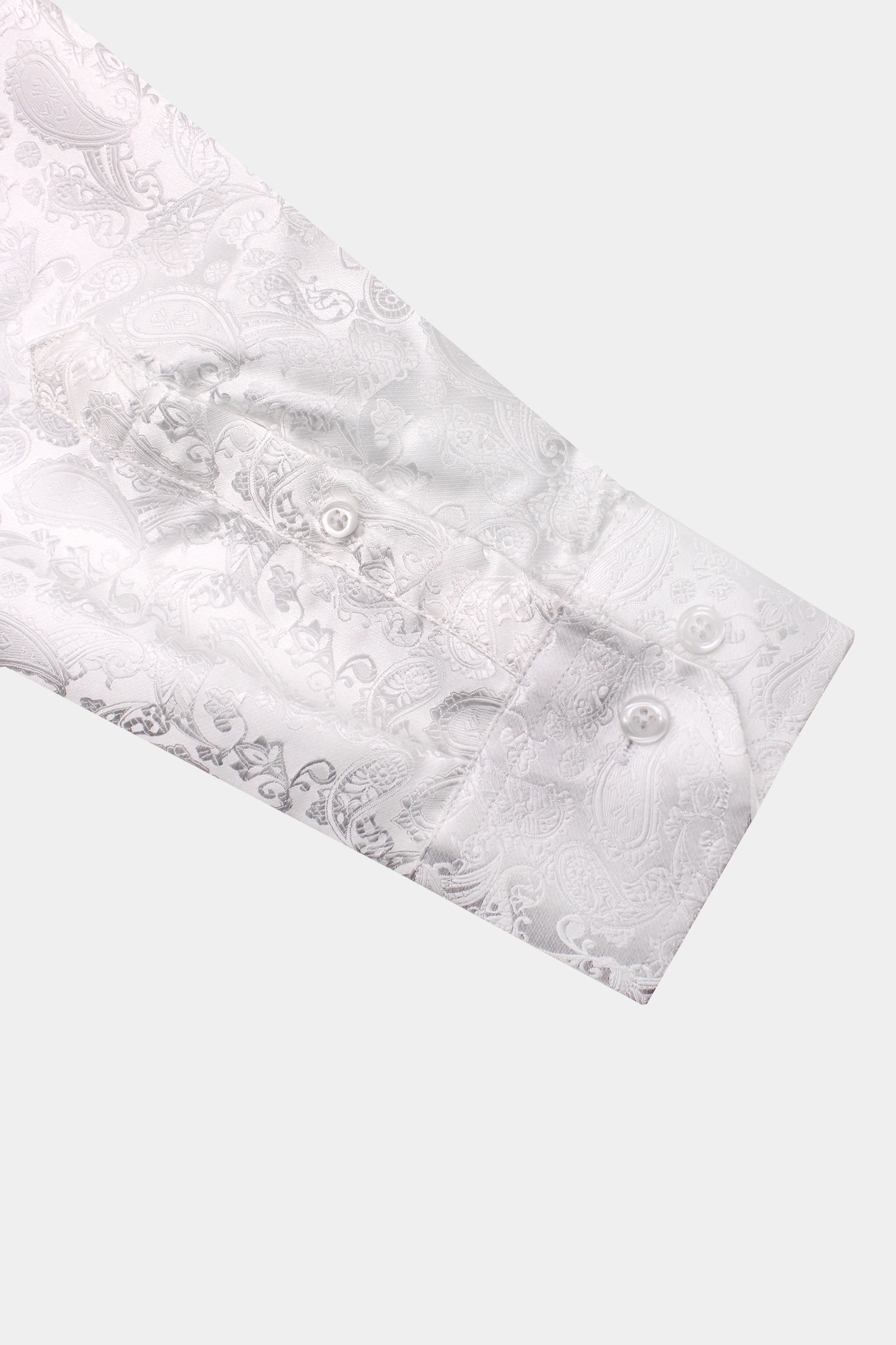 White Paisley Dress Shirt main image 1