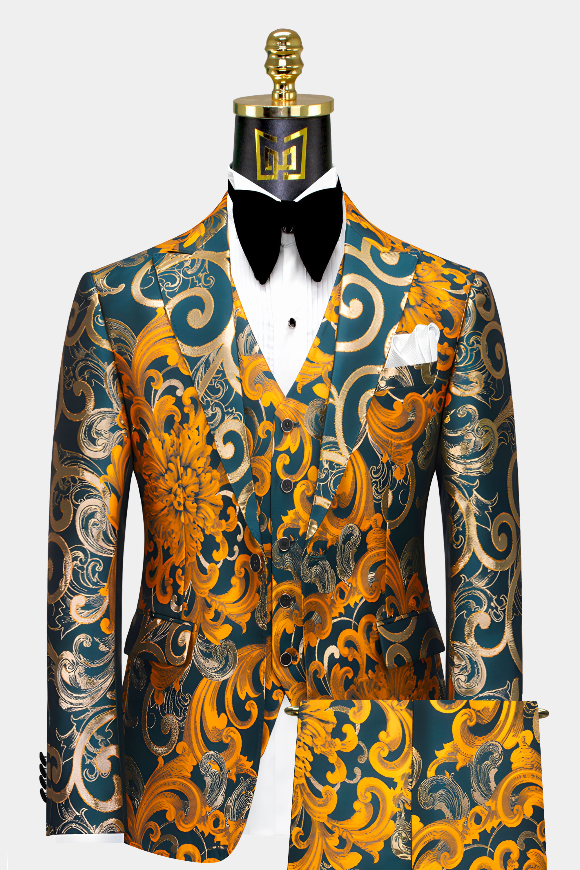 Orange Prom Suits & Prom Tuxedos