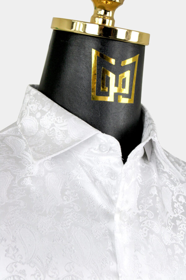 Mens-Luxury-Exotic-White-Dress-Shirt-Formal-Shirt-from-Gentlemansguru.com