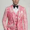 Mens-Pink-Floral-Suit-Groom-Wedding-Prom-Tuxedo-from-Gentlemansguru.com