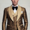 Textured Pecan Brown Tuxedo - 3 Piece