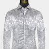 Silver Paisley Shirt