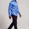 Men's Sky Blue Paisley Dress Shirt – Luxury Prom and Wedding Shirt