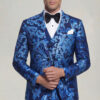 Royal-Blue-Floral-Suit-Dinner-Tuxedo-for-Grooms-from-Gentlemansguru.com