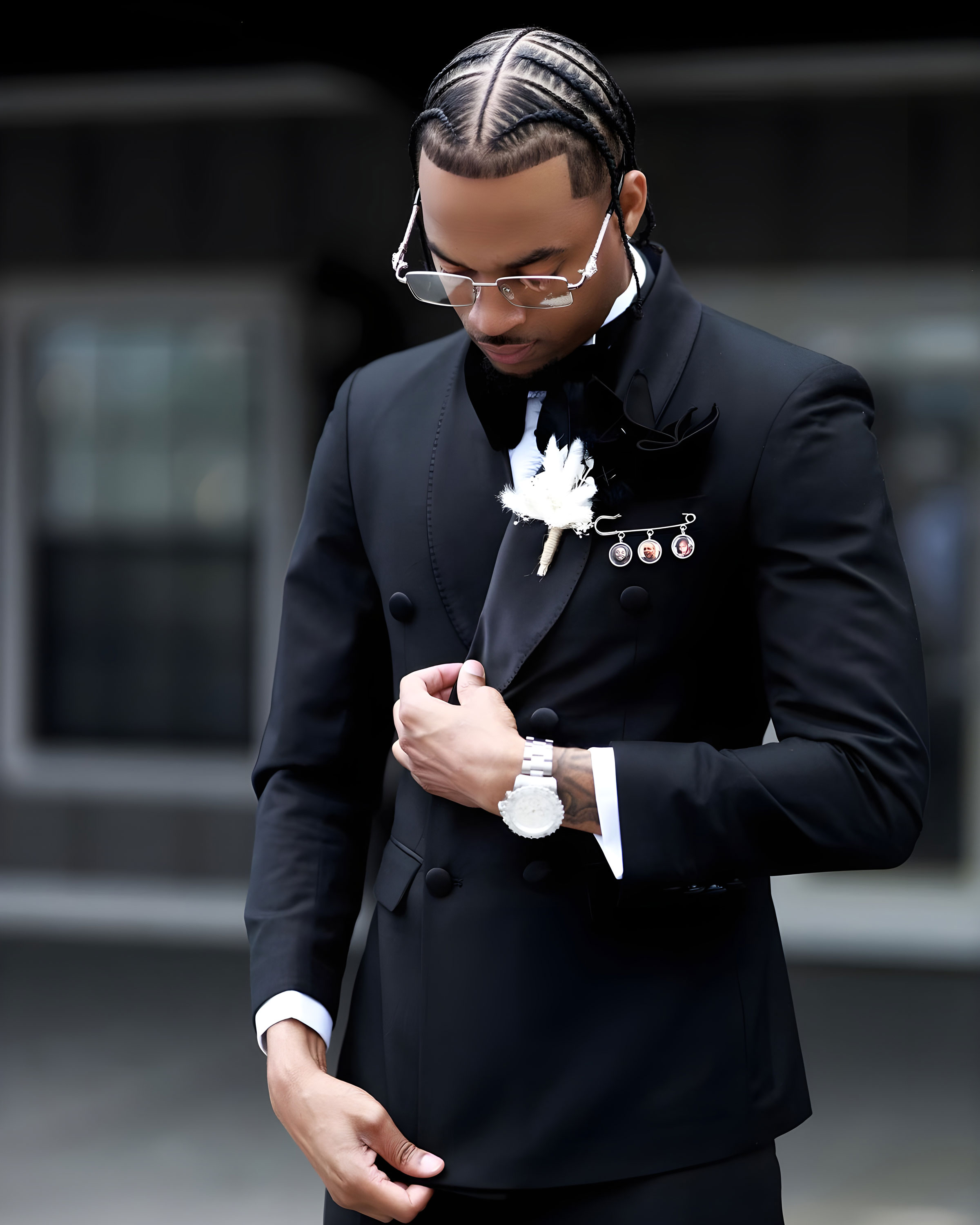 Mens-Black-Double-Breasted-Tuxedo-Groom-Wedding-Prom-Suit-Customer-Gallery-from-Gentlemansguru.com