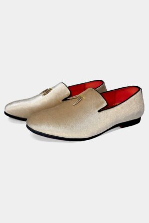 Mens-Champagne-Velvet-Loafer-Shoes-Groom-Wedding-Shoes-from-Gentlemansguru.com_-scaled