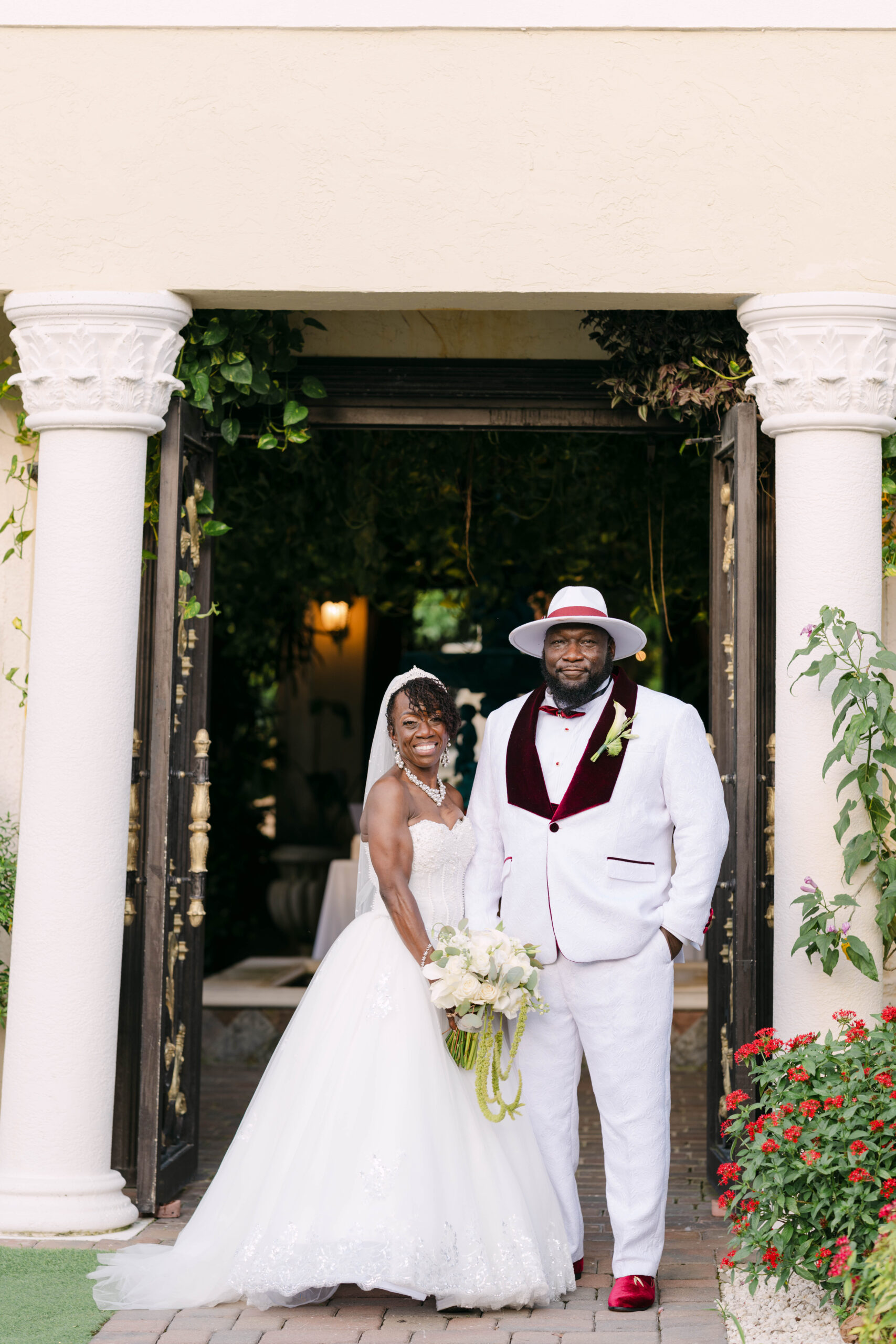 White-Burgundy-Floral-Weddin-Suit-from-Gentlemansguru.com