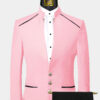 Light-Pink-Mandarin-Collar-Suit-Groom-Wedding-Prom-Formal-Jacket-from-Gentlemansguru.com