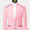 Light Pink Mandarin Collar Suit Groom Tuxedo for Wedding Prom-from-Gentlemansguru.com